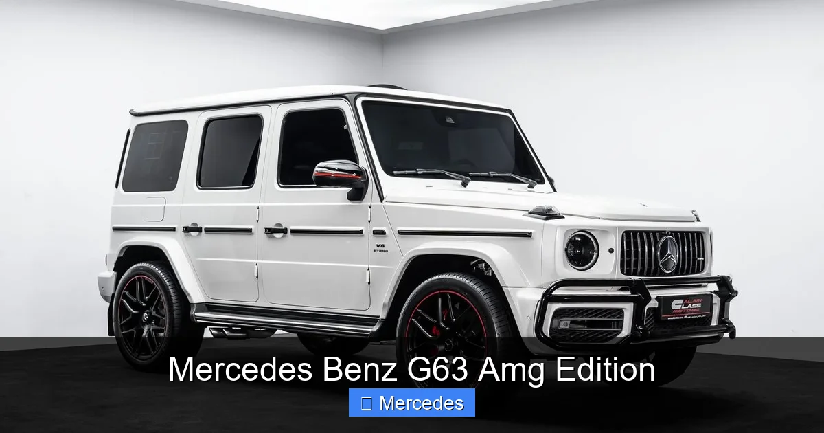 Mercedes Benz G63 Amg Edition