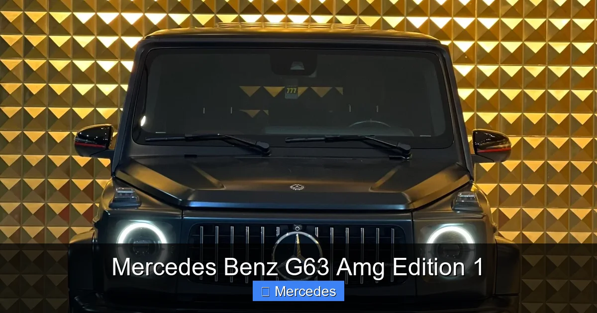 Mercedes Benz G63 Amg Edition 1
