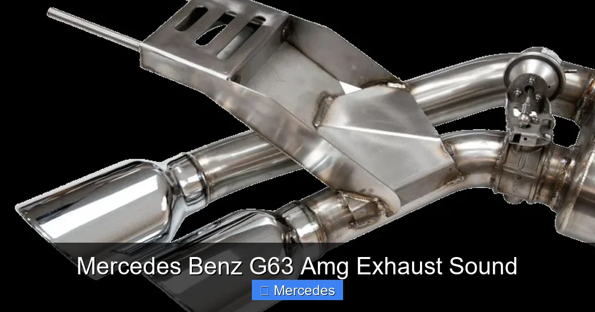 Mercedes Benz G63 Amg Exhaust Sound