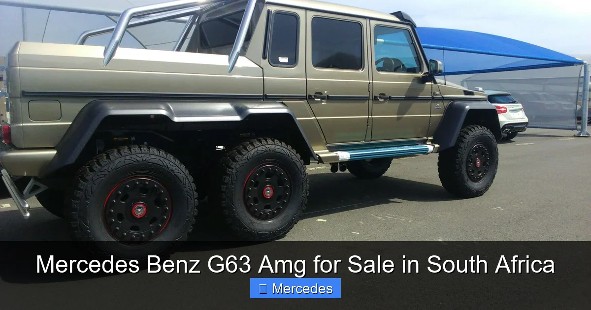 Mercedes Benz G63 Amg for Sale in South Africa