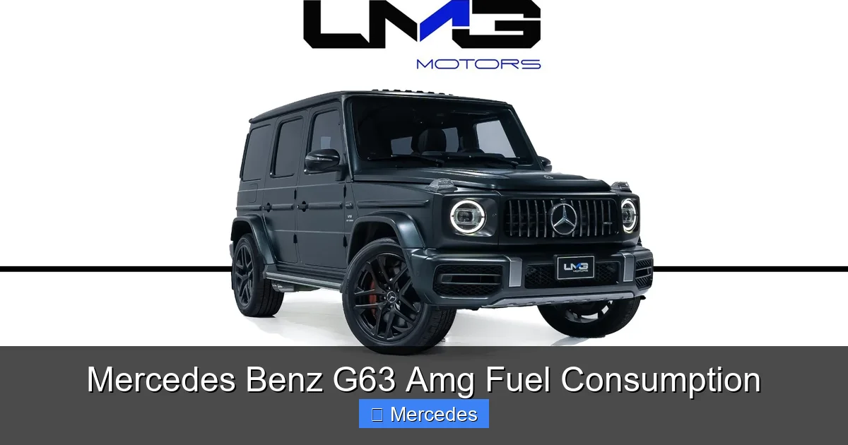 Mercedes Benz G63 Amg Fuel Consumption