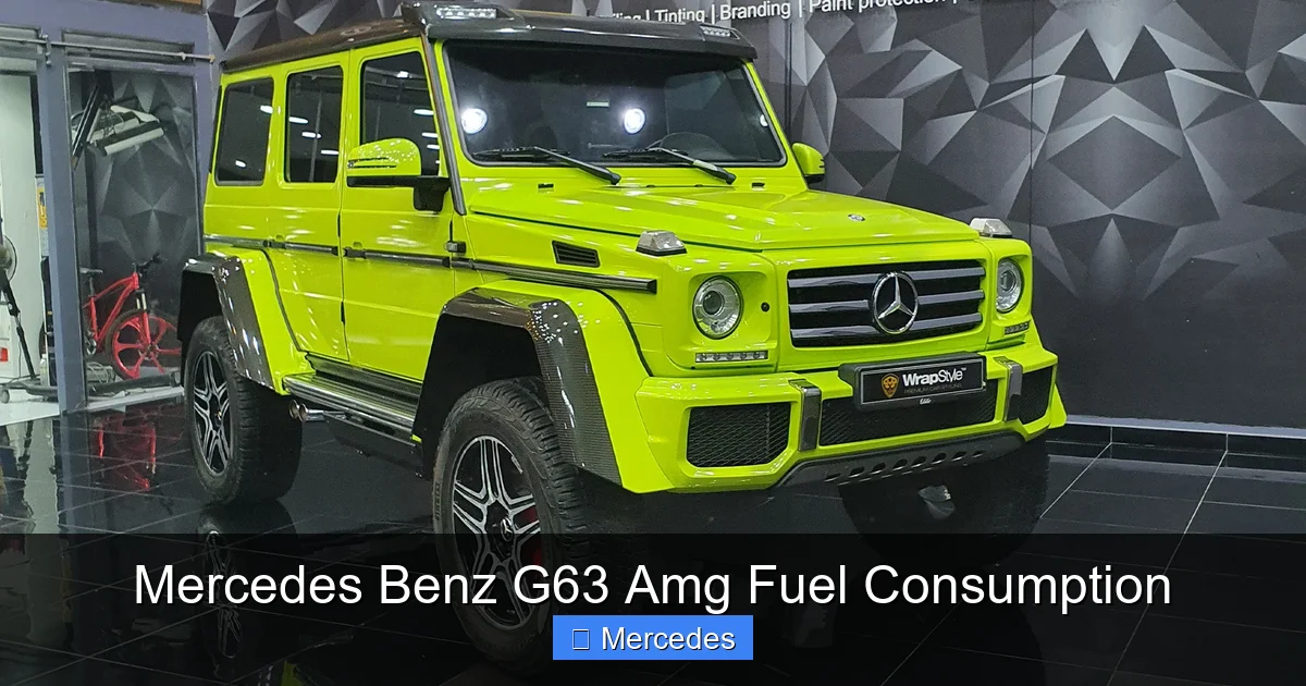 Mercedes Benz G63 Amg Fuel Consumption