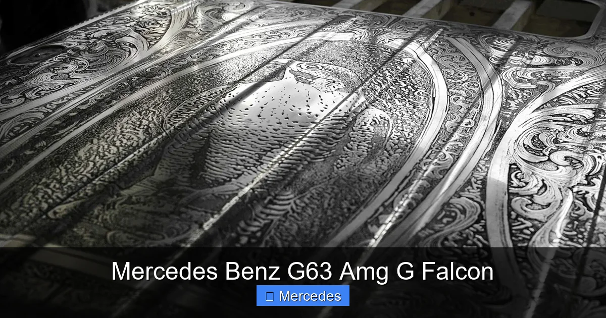 Mercedes Benz G63 Amg G Falcon