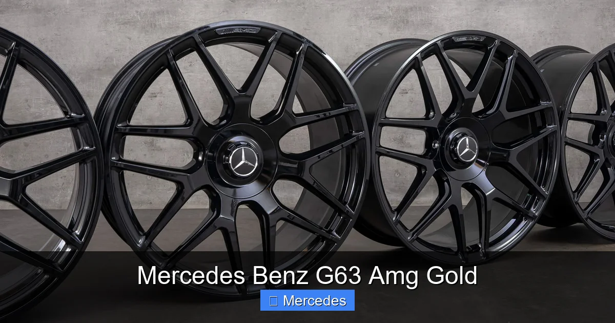Mercedes Benz G63 Amg Gold