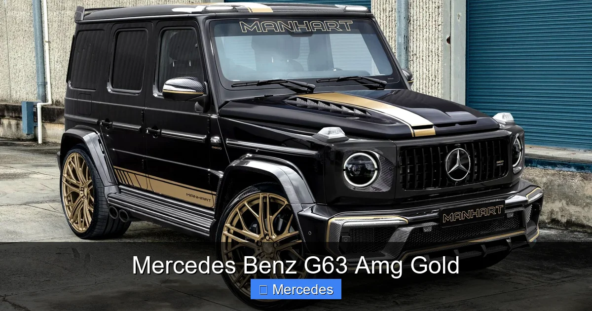Mercedes Benz G63 Amg Gold