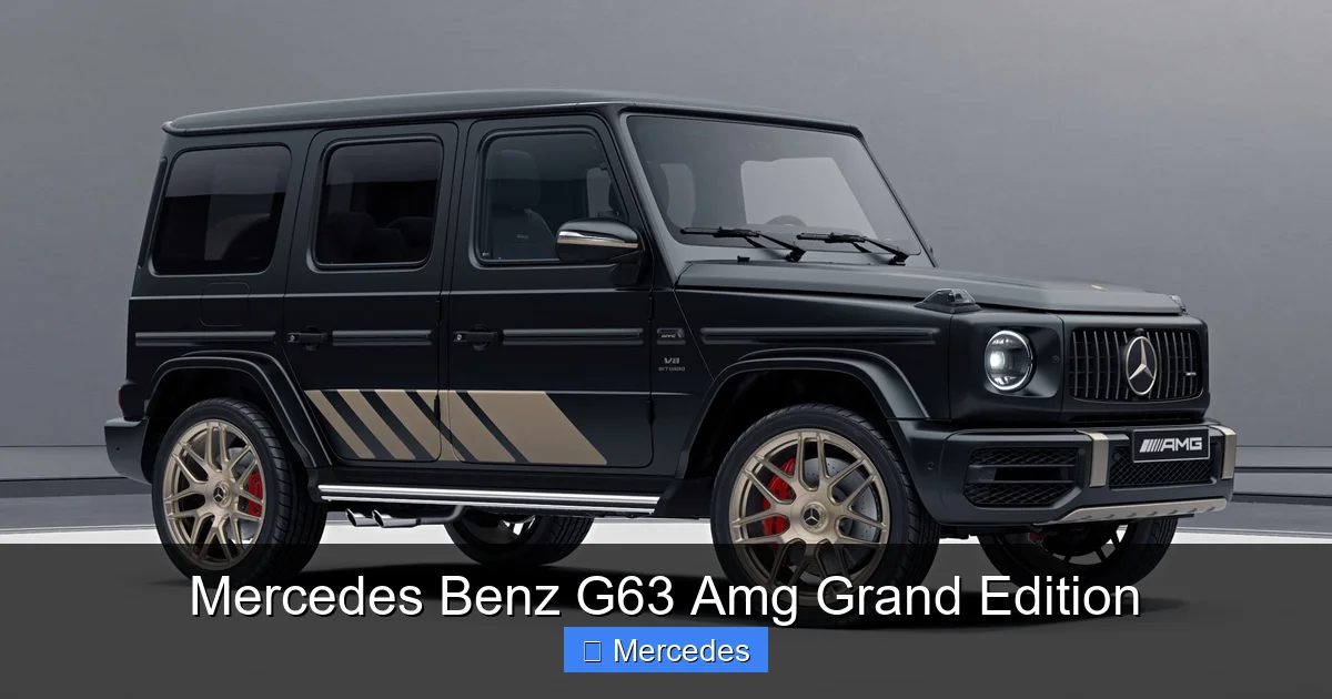 Mercedes Benz G63 Amg Grand Edition