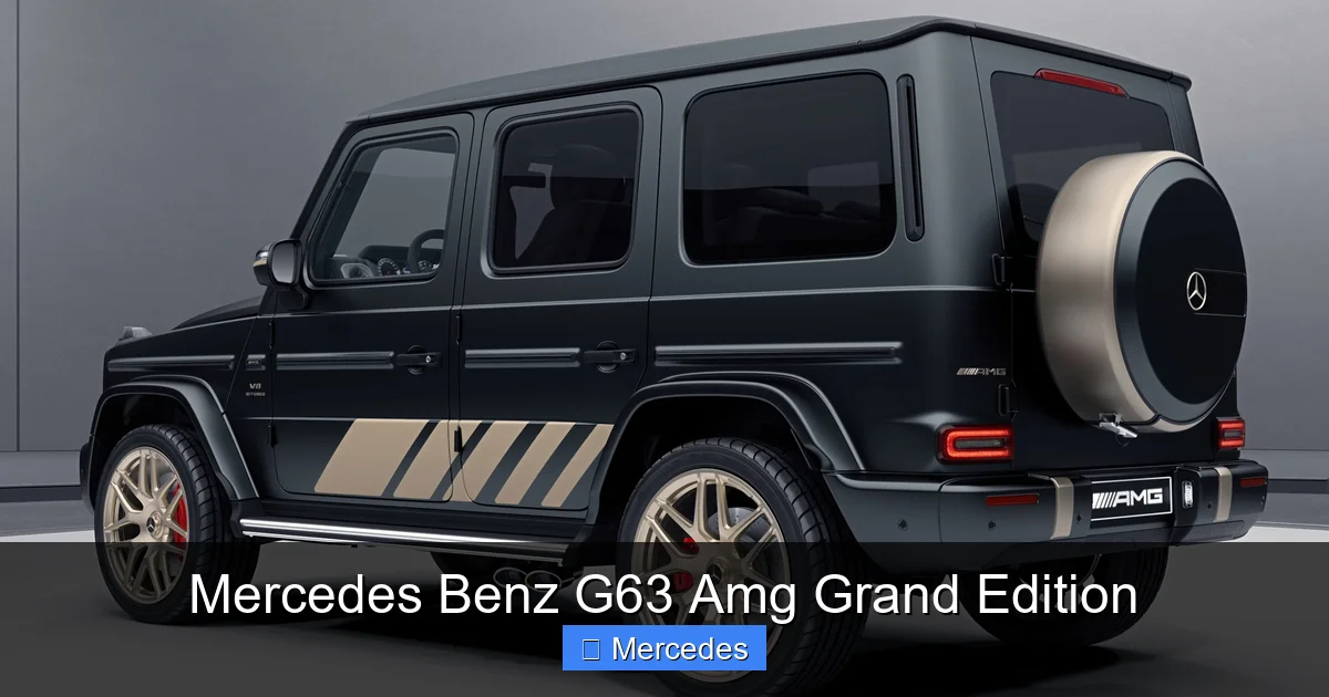 Mercedes Benz G63 Amg Grand Edition