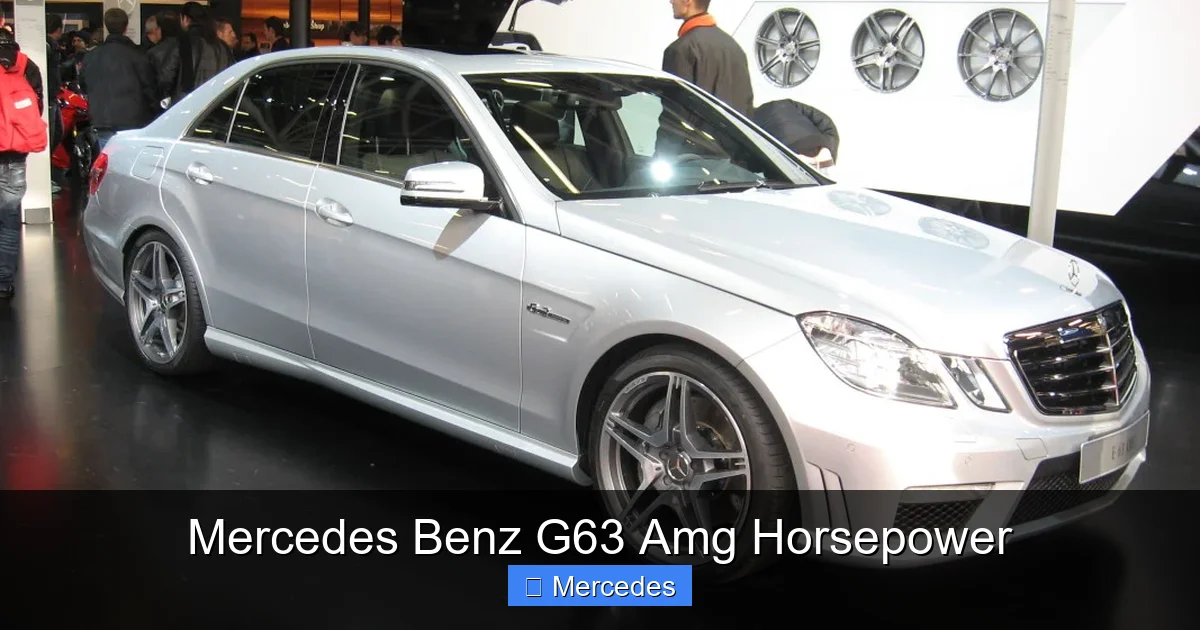 Mercedes Benz G63 Amg Horsepower