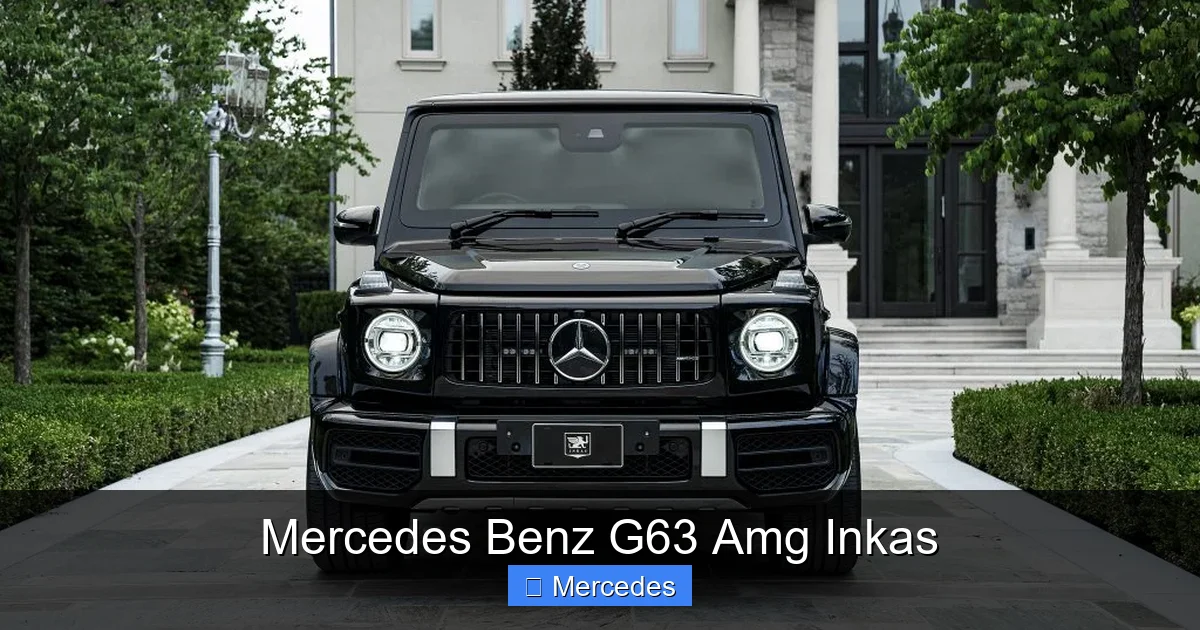 Mercedes Benz G63 Amg Inkas