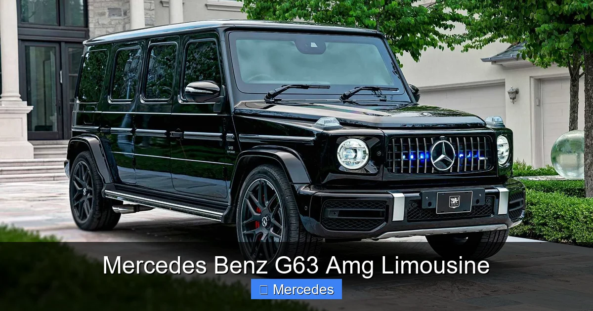 Mercedes Benz G63 Amg Limousine