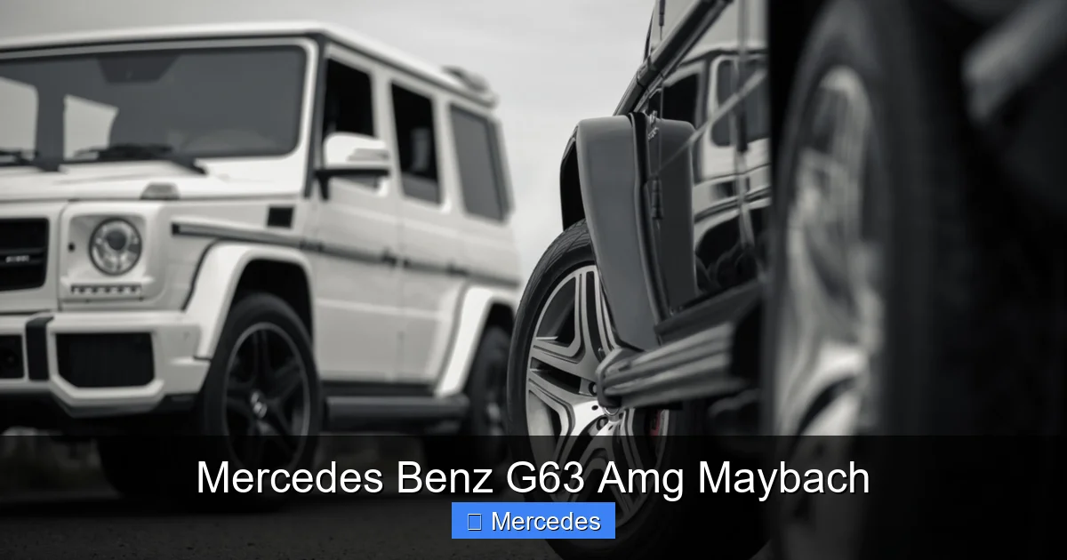 Mercedes Benz G63 Amg Maybach
