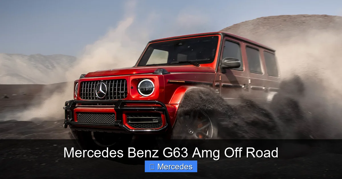 Mercedes Benz G63 Amg Off Road