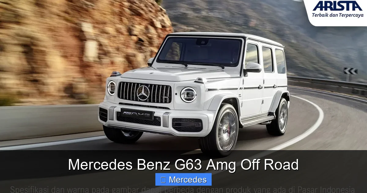 Mercedes Benz G63 Amg Off Road