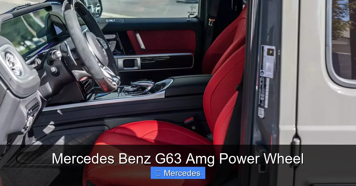 Mercedes Benz G63 Amg Power Wheel