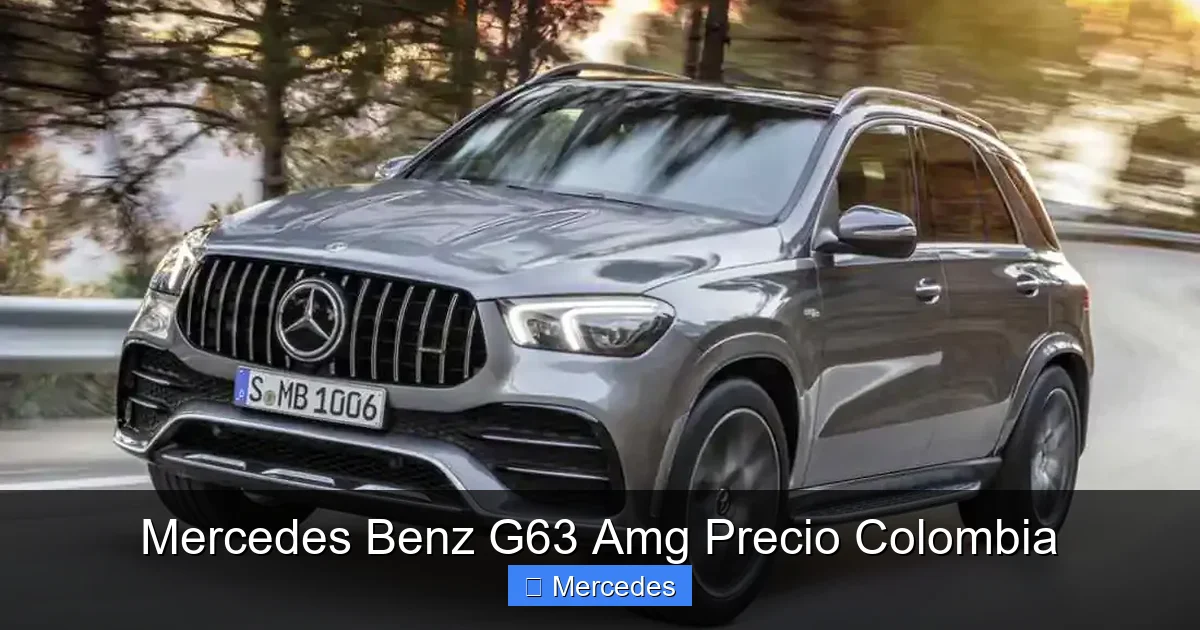Mercedes Benz G63 Amg Precio Colombia