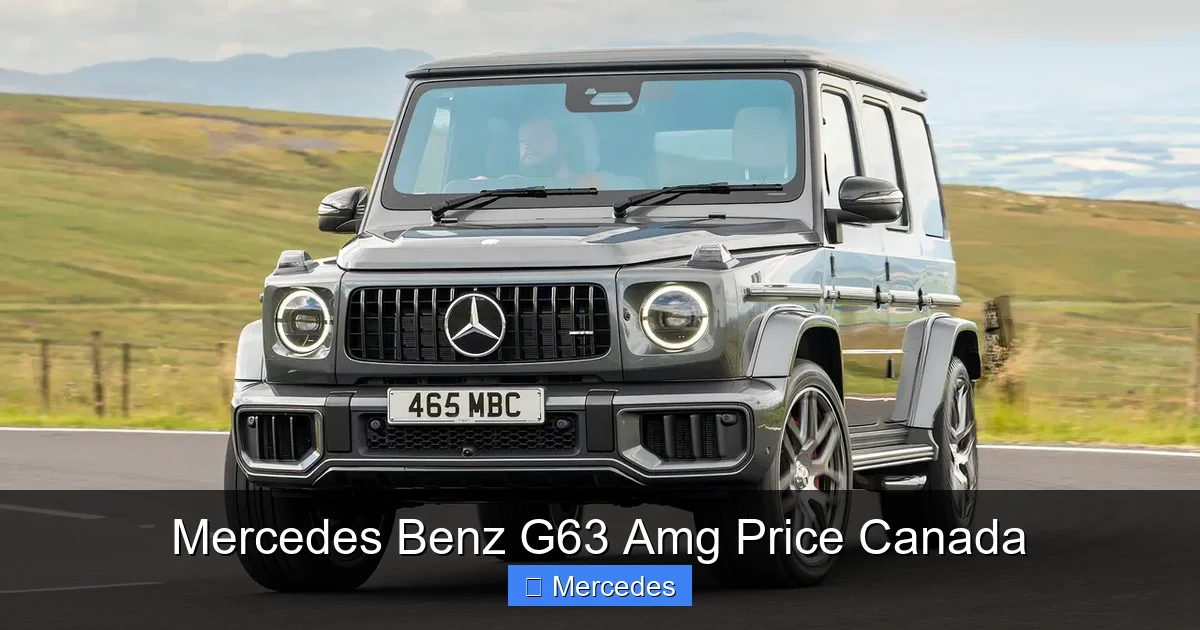 Mercedes Benz G63 Amg Price Canada