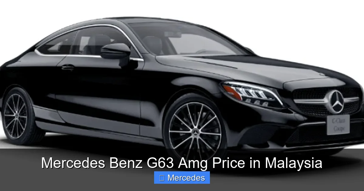 Mercedes Benz G63 Amg Price in Malaysia