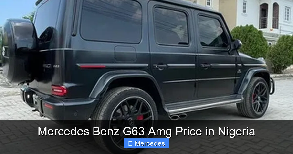 Mercedes Benz G63 Amg Price in Nigeria