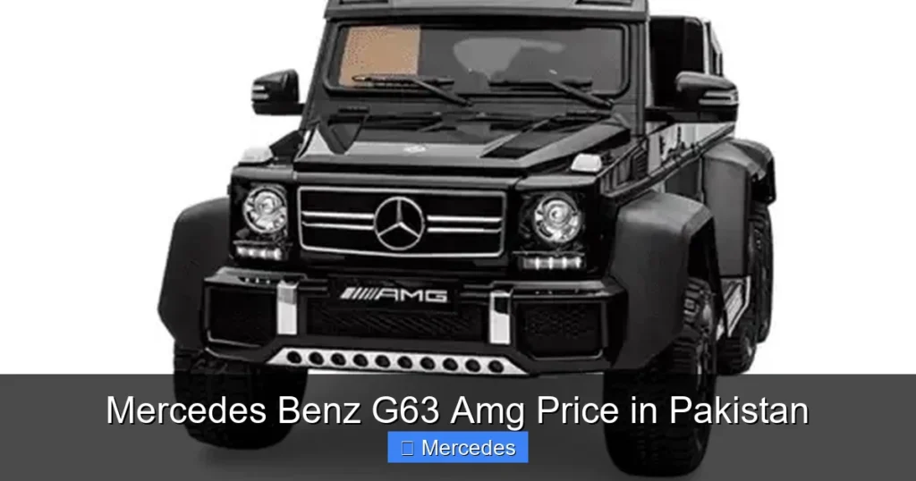 Mercedes Benz G63 Amg Price in Pakistan