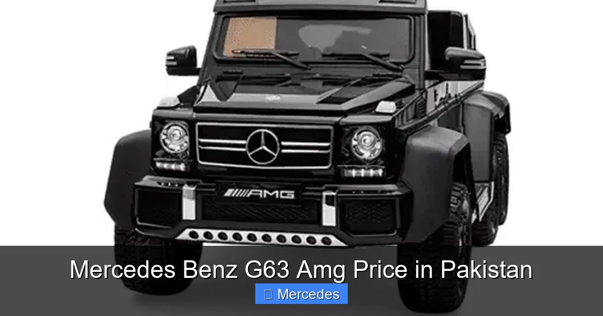 Mercedes Benz G63 Amg Price in Pakistan
