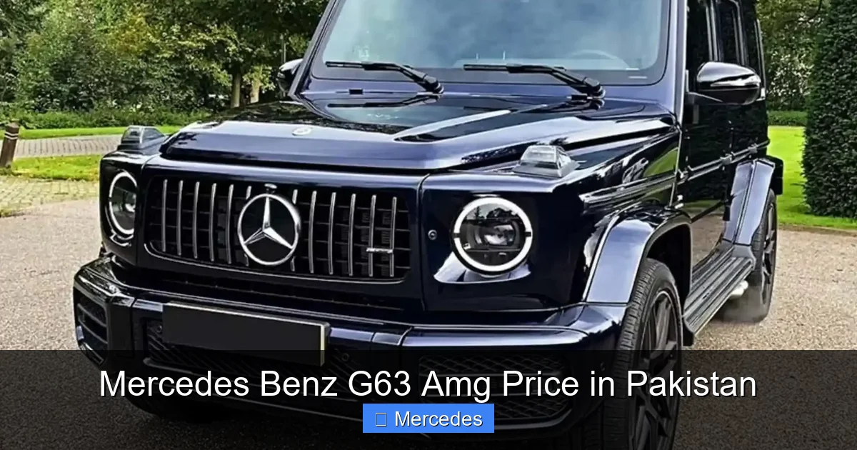 Mercedes Benz G63 Amg Price in Pakistan