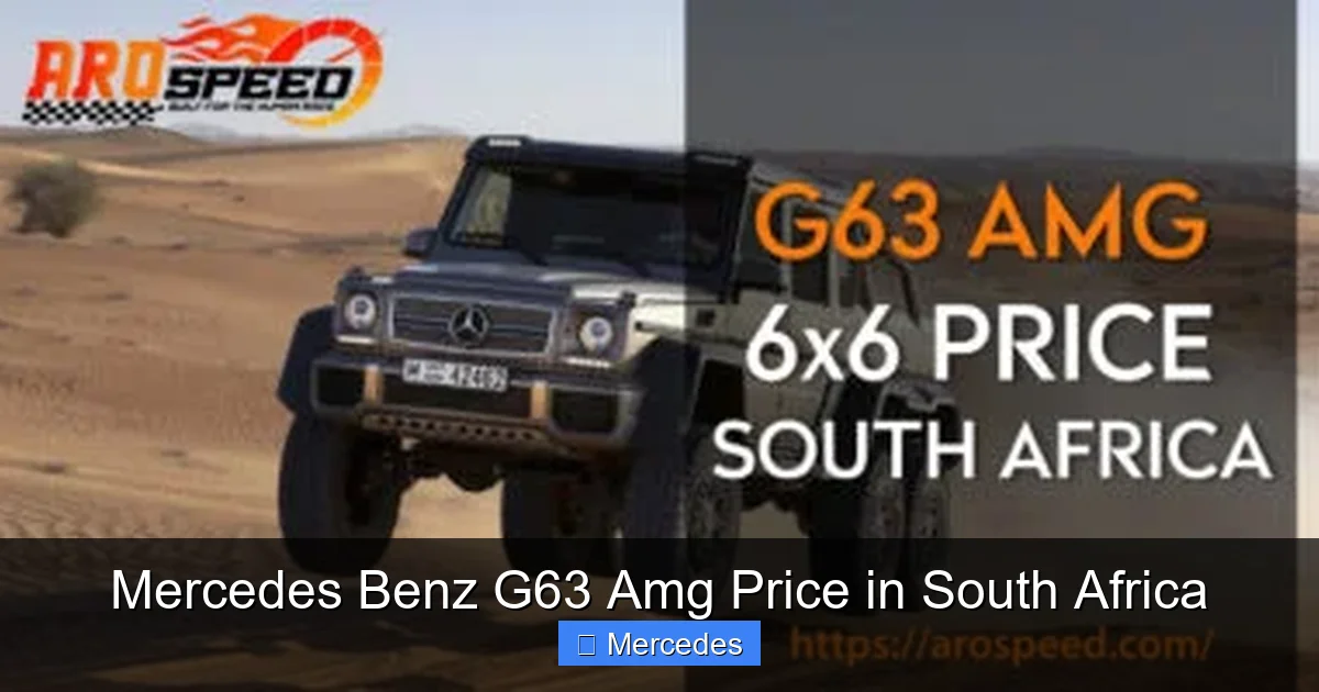 Mercedes Benz G63 Amg Price in South Africa