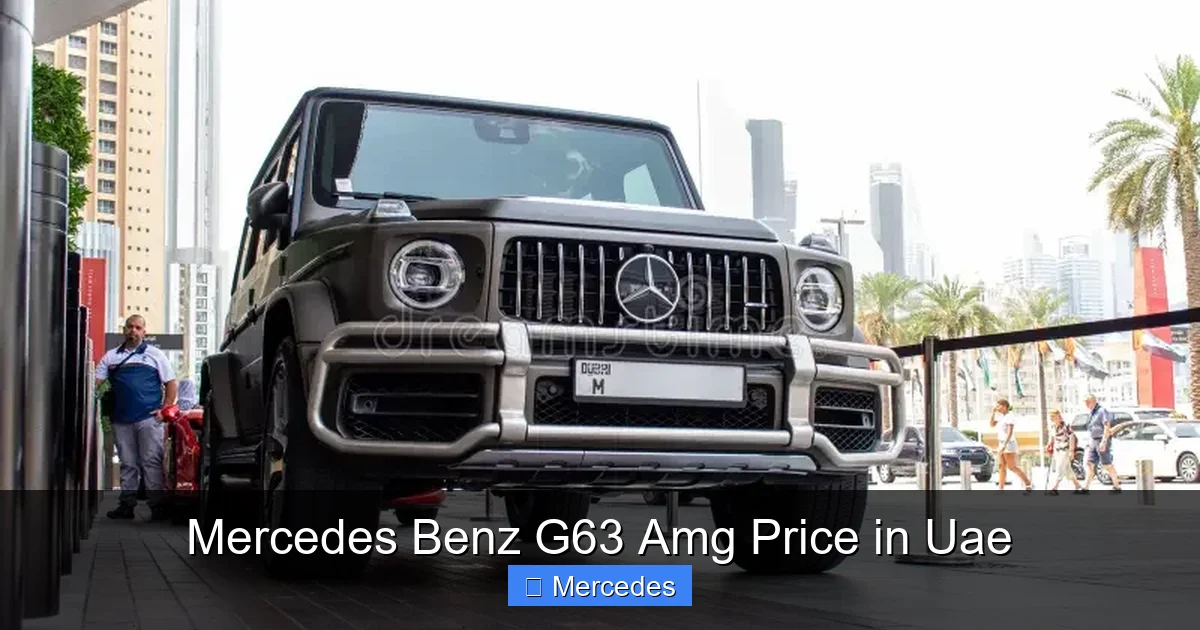 Mercedes Benz G63 Amg Price in Uae