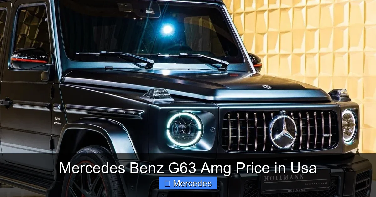 Mercedes Benz G63 Amg Price in Usa