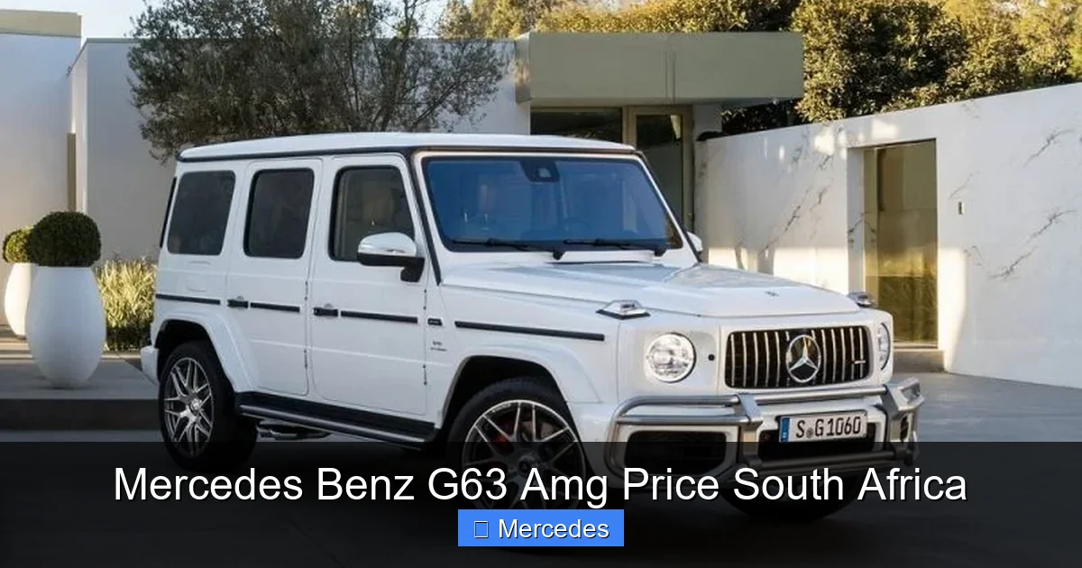 Mercedes Benz G63 Amg Price South Africa