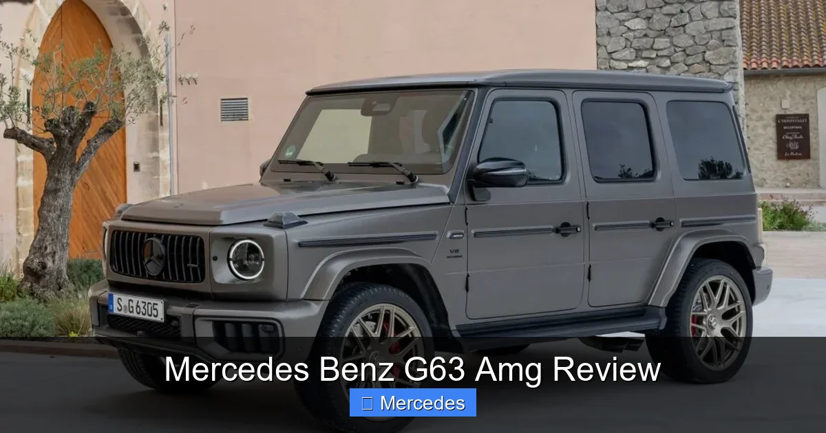 Mercedes Benz G63 Amg Review