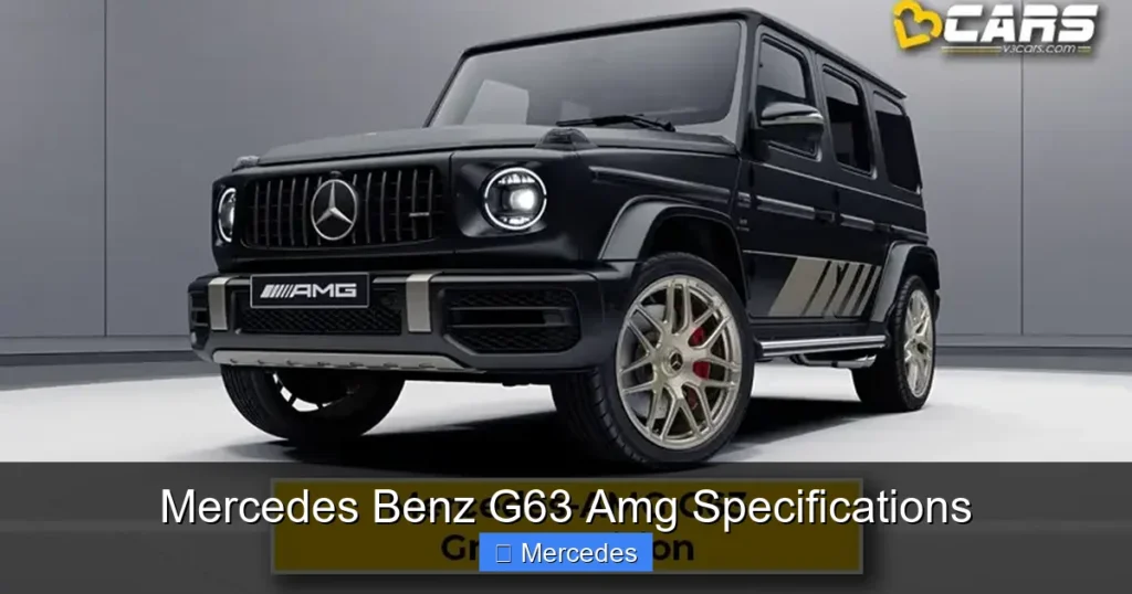 Mercedes Benz G63 Amg Specifications