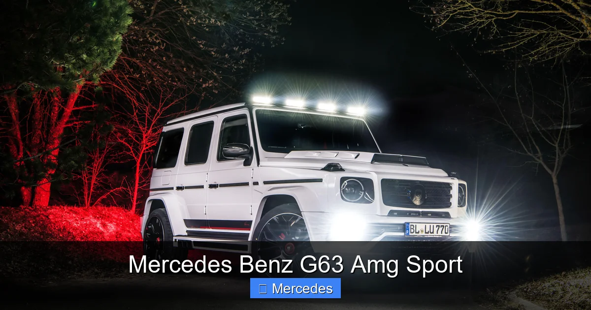 Mercedes Benz G63 Amg Sport