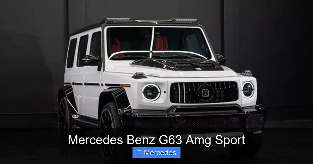 Mercedes Benz G63 Amg Sport