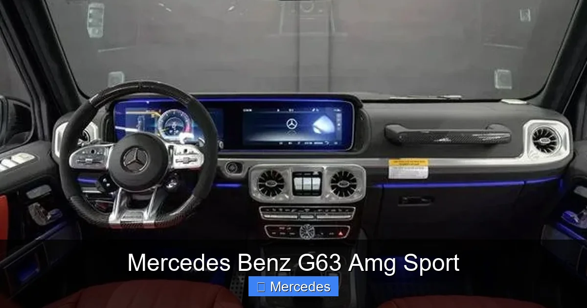 Mercedes Benz G63 Amg Sport