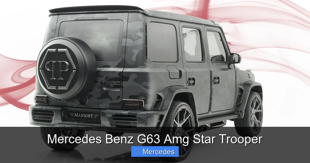 Mercedes Benz G63 Amg Star Trooper