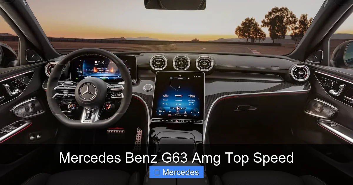 Mercedes Benz G63 Amg Top Speed