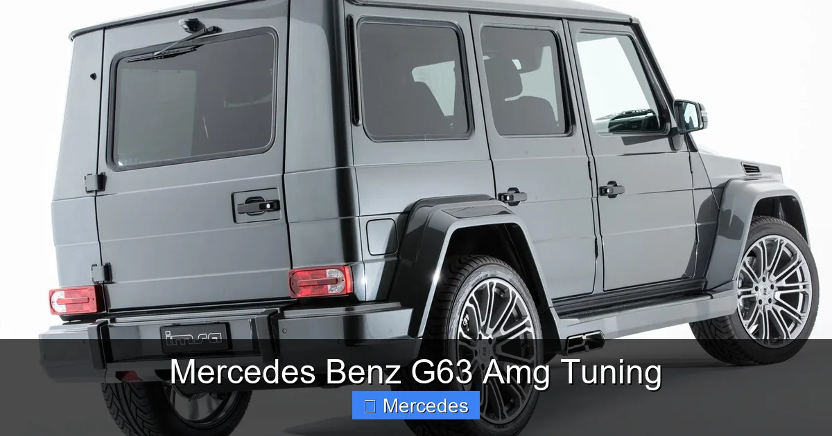 Mercedes Benz G63 Amg Tuning