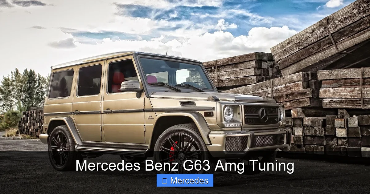 Mercedes Benz G63 Amg Tuning
