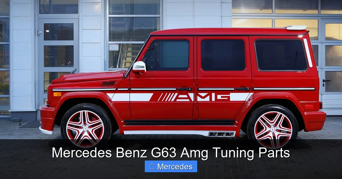Mercedes Benz G63 Amg Tuning Parts