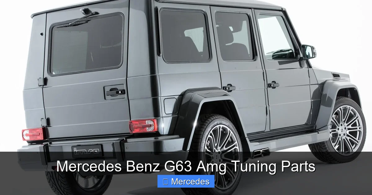 Mercedes Benz G63 Amg Tuning Parts