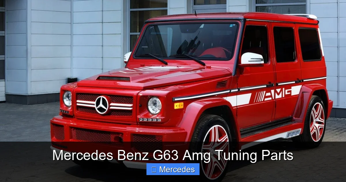 Mercedes Benz G63 Amg Tuning Parts