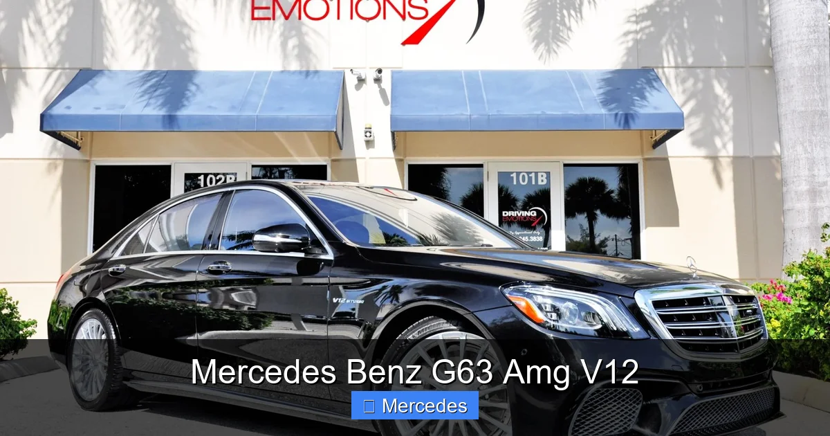 Mercedes Benz G63 Amg V12