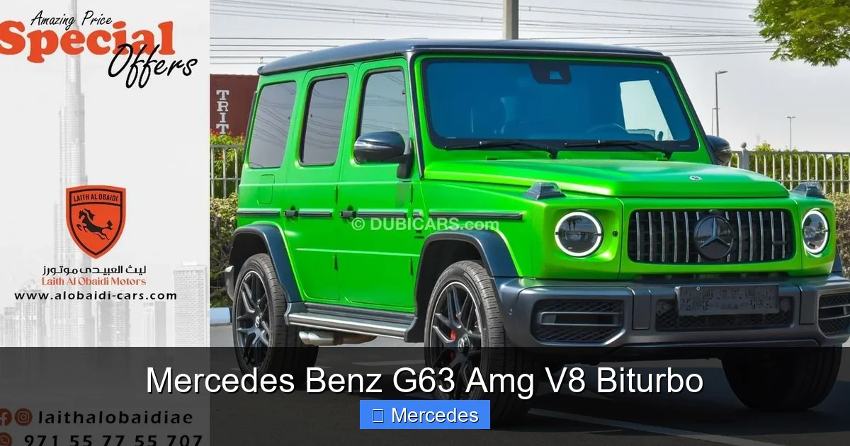 Mercedes Benz G63 Amg V8 Biturbo