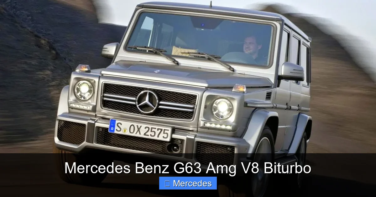 Mercedes Benz G63 Amg V8 Biturbo