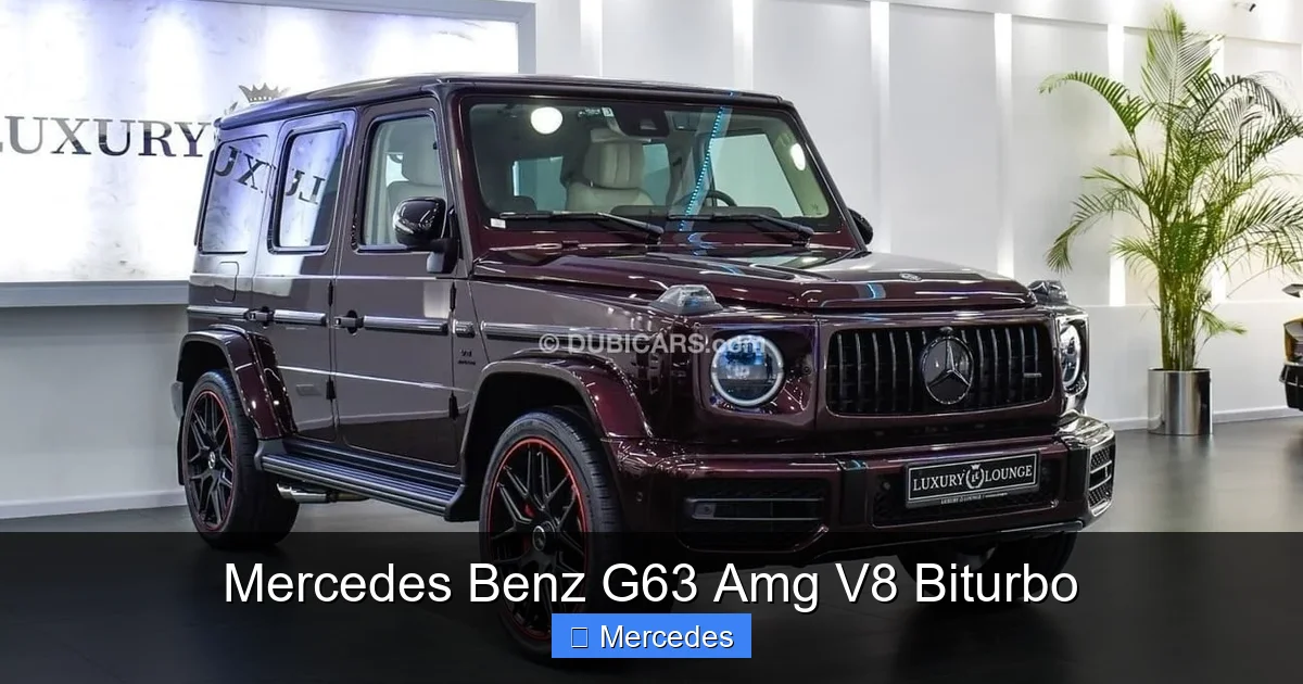 Mercedes Benz G63 Amg V8 Biturbo