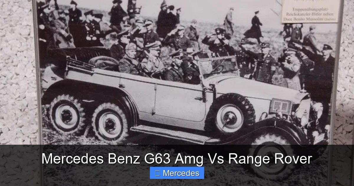 Mercedes Benz G63 Amg Vs Range Rover