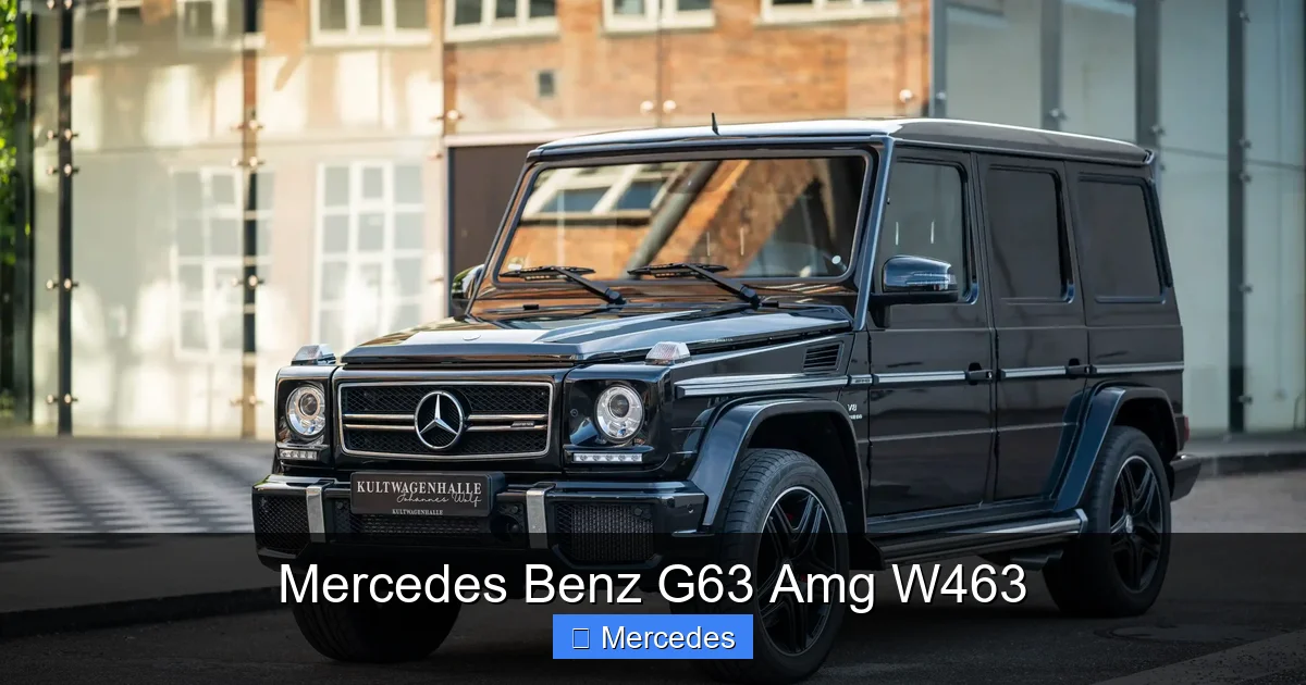 Mercedes Benz G63 Amg W463