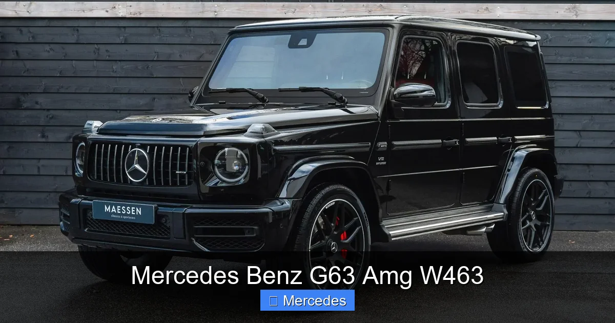 Mercedes Benz G63 Amg W463