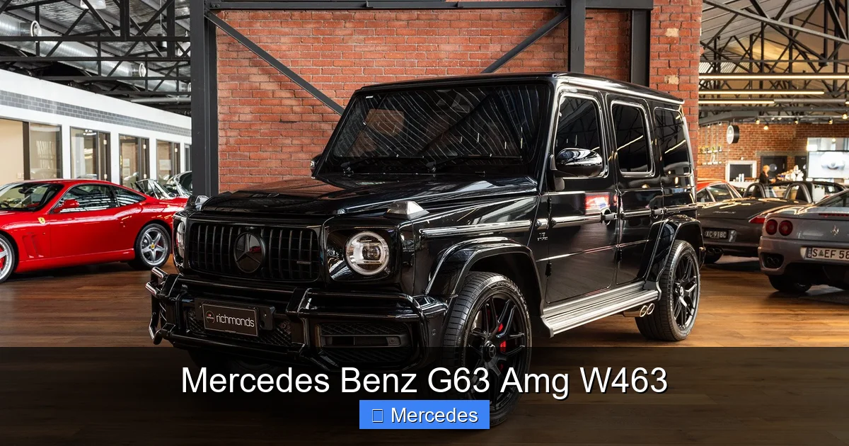 Mercedes Benz G63 Amg W463