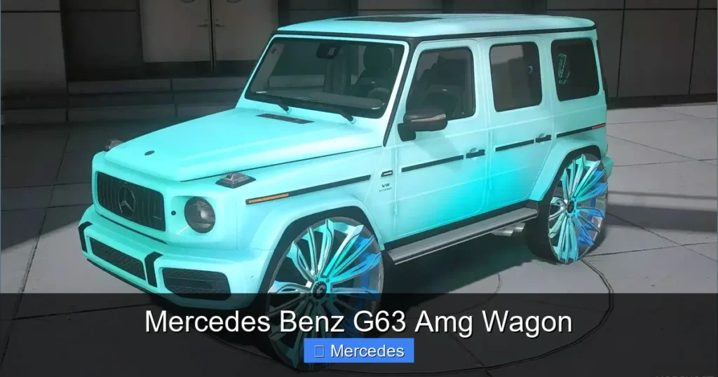 Mercedes Benz G63 Amg Wagon